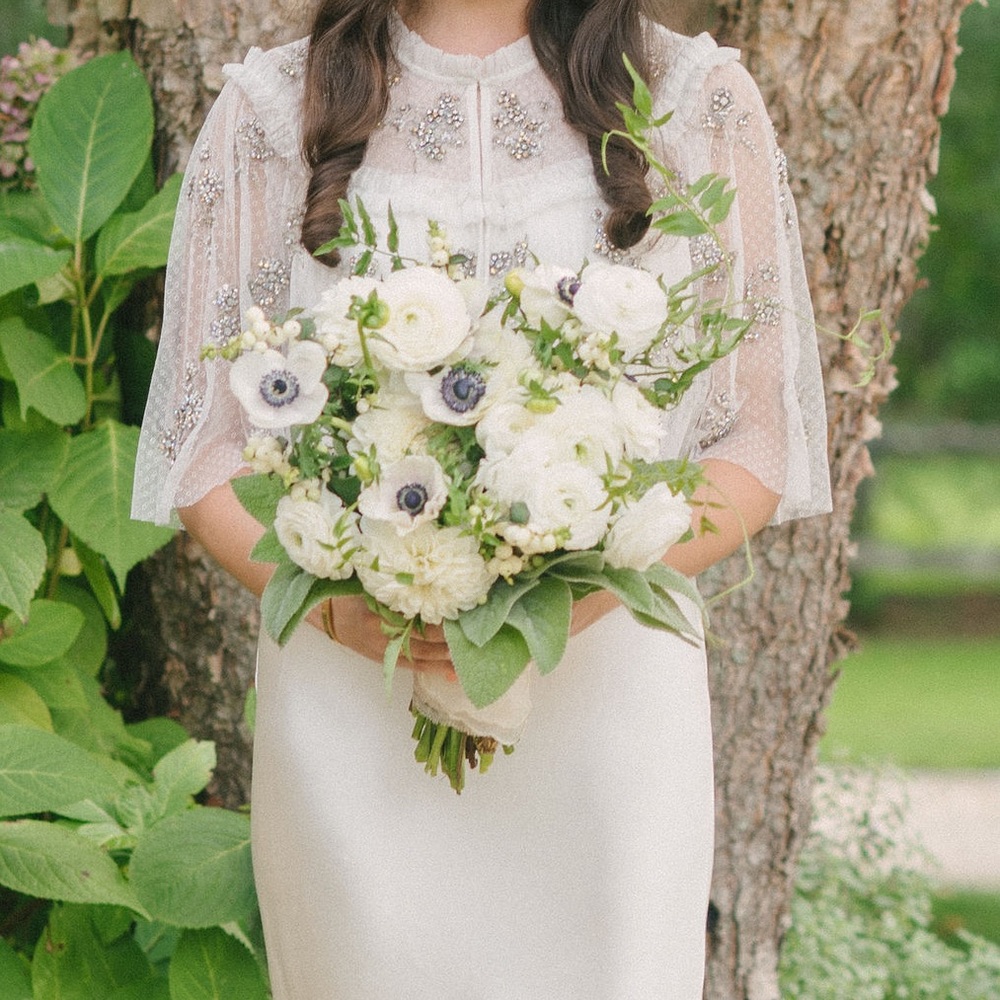Needle & Thread Beaded Wedding Cape